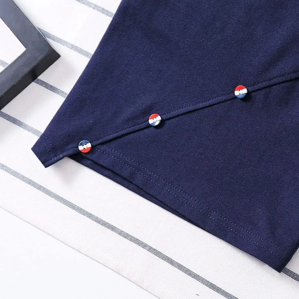 Boys' Short Sleeve Polo Shirt Cool Uniform Pique Polo Shirts for boy