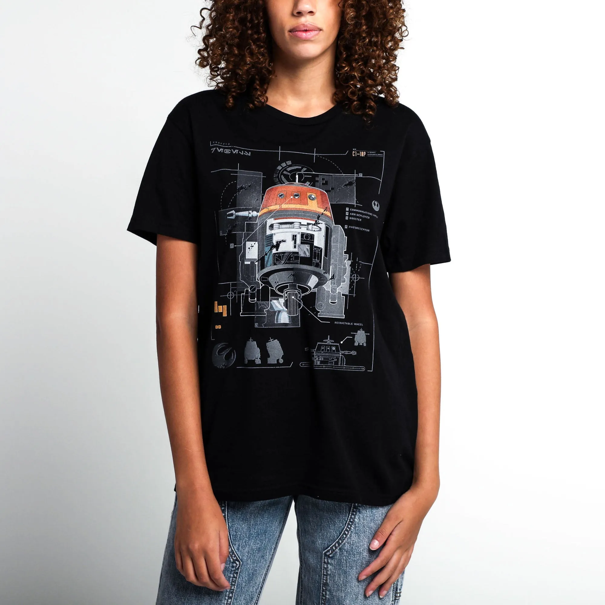 Chopper Blueprint Black Tee