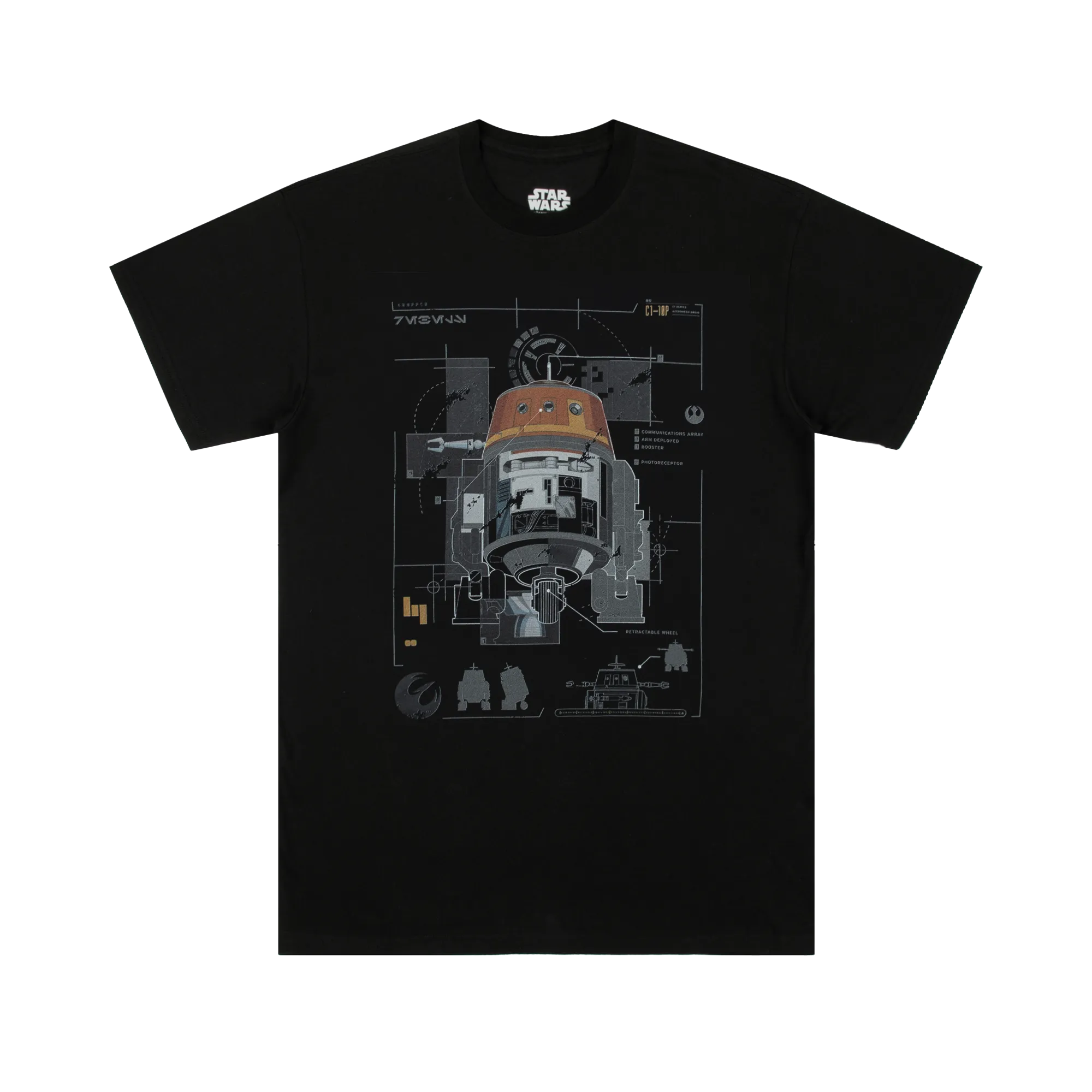 Chopper Blueprint Black Tee