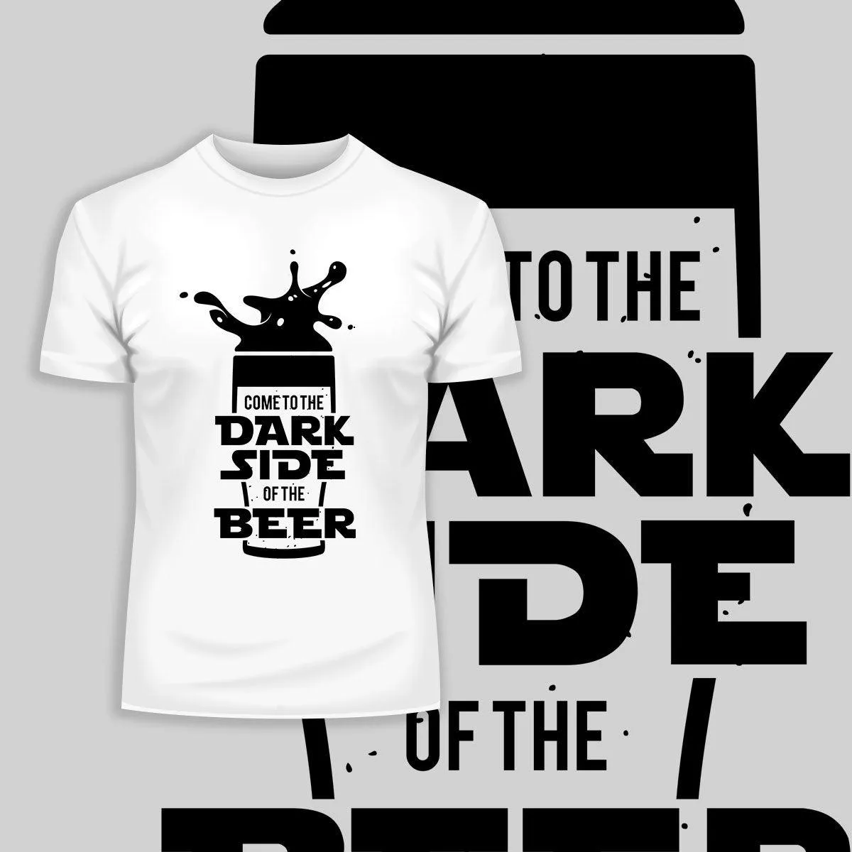 Come to the dark side of the Funny Geek Star Wars T-Shirt