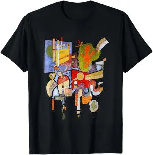 Complex Simple by Wassily Kandinsky (1939) Unisex Adult Abstract Art T-Shirt Black Small
