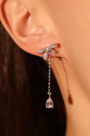 Diamond Bowknot Earrings
