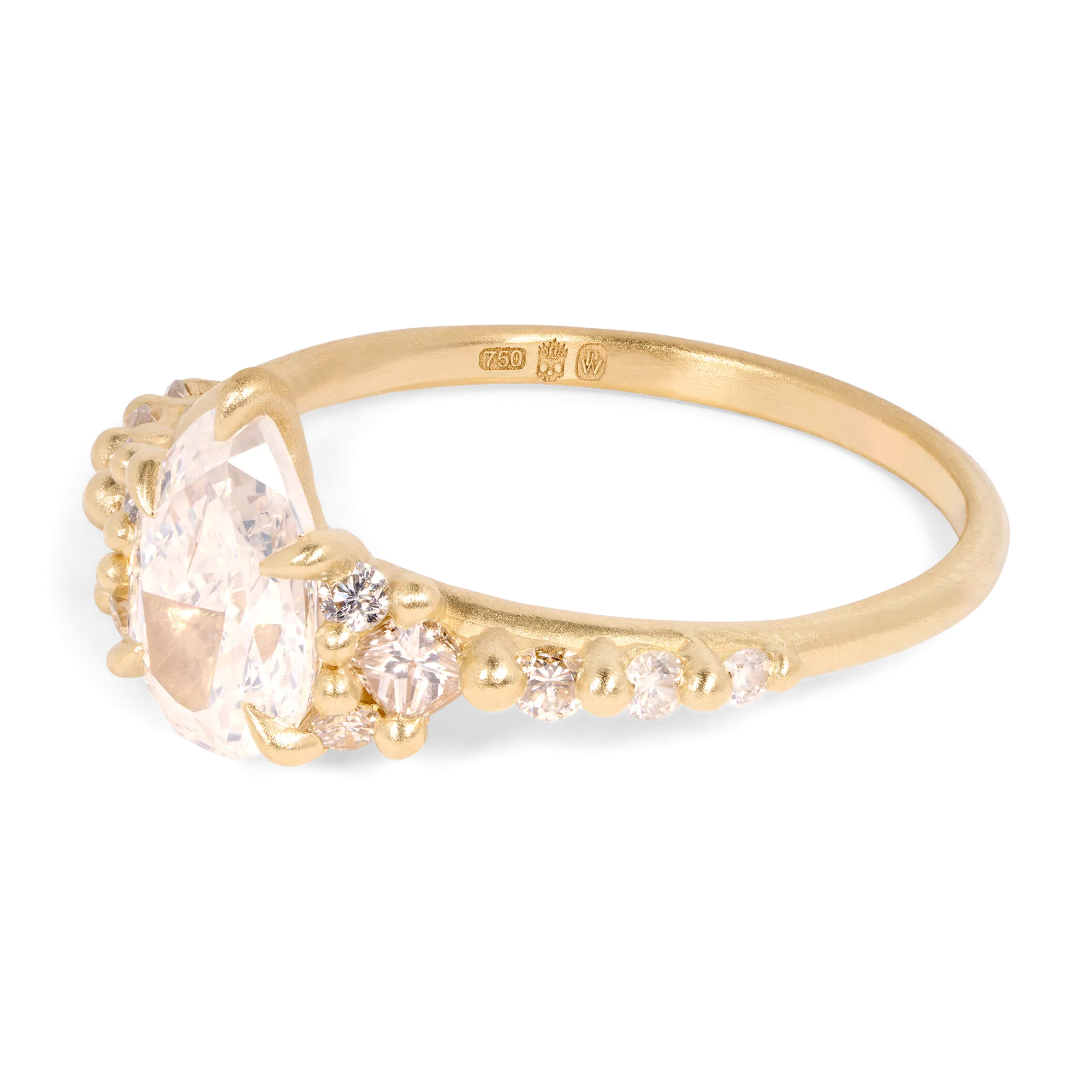 Diamond Frozen Lake Ring - Size 7.5 - 11789