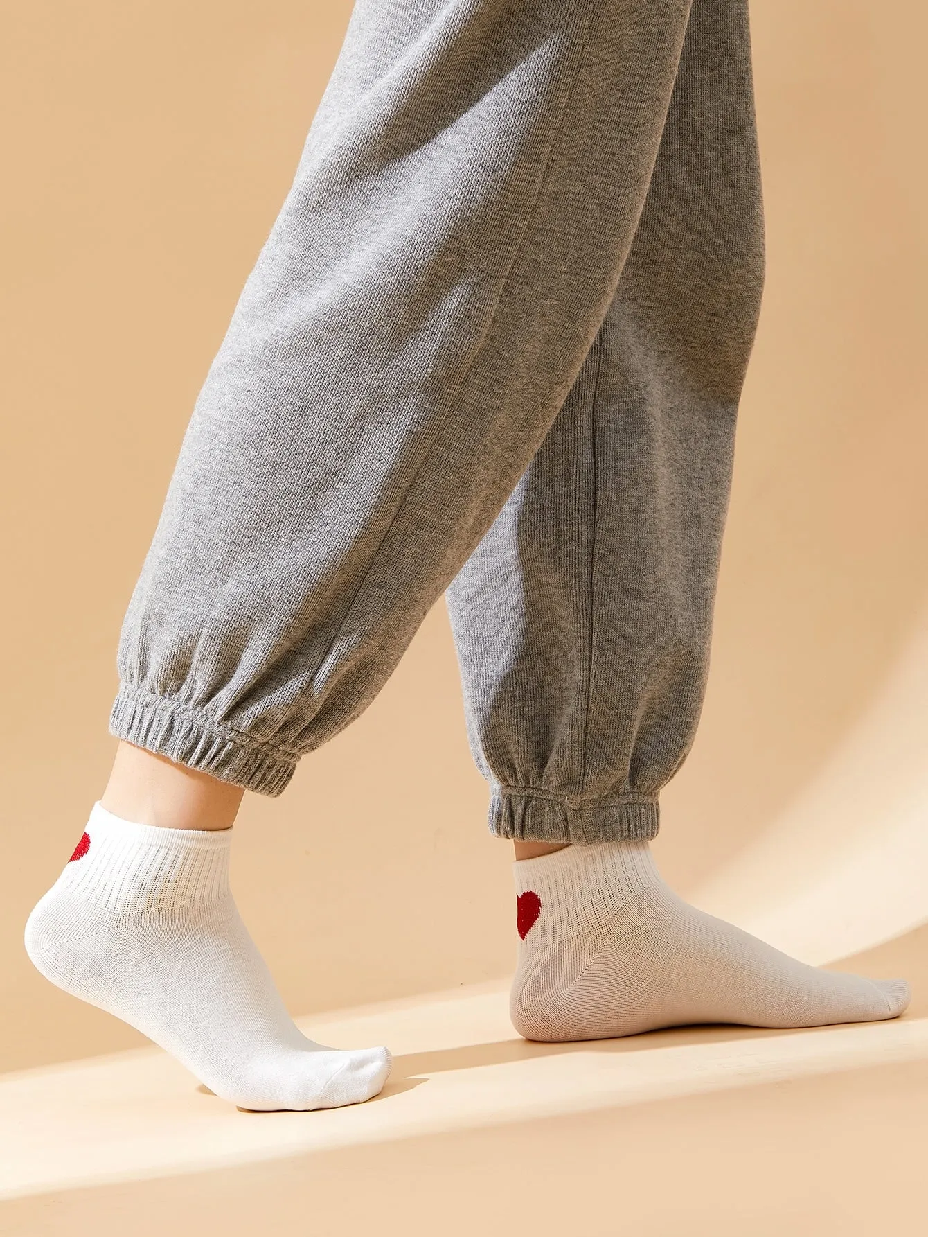 Heart Pattern Socks Silly Socks for Women Funky Socks Funny Socks Novelty Socks