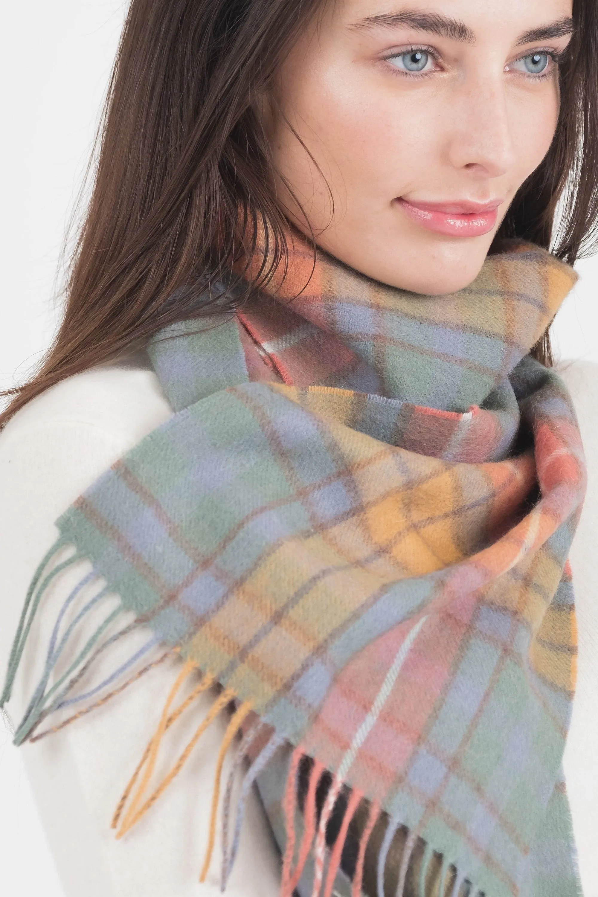 Heritage Tartan Lambswool Scarf- Antique Buchanan