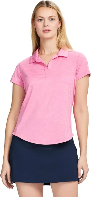 IZOD Women's Polo Shirt Performance Stretch Short Sleeve