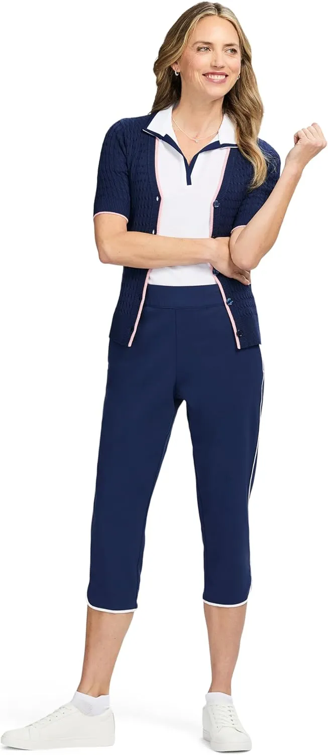 IZOD Women's Polo Shirt Performance Stretch Short Sleeve