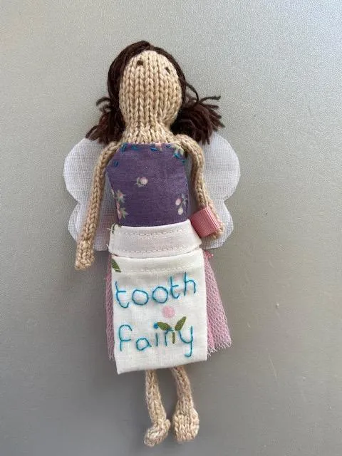 Laura Long Hand Knitted Tooth Fairy Doll