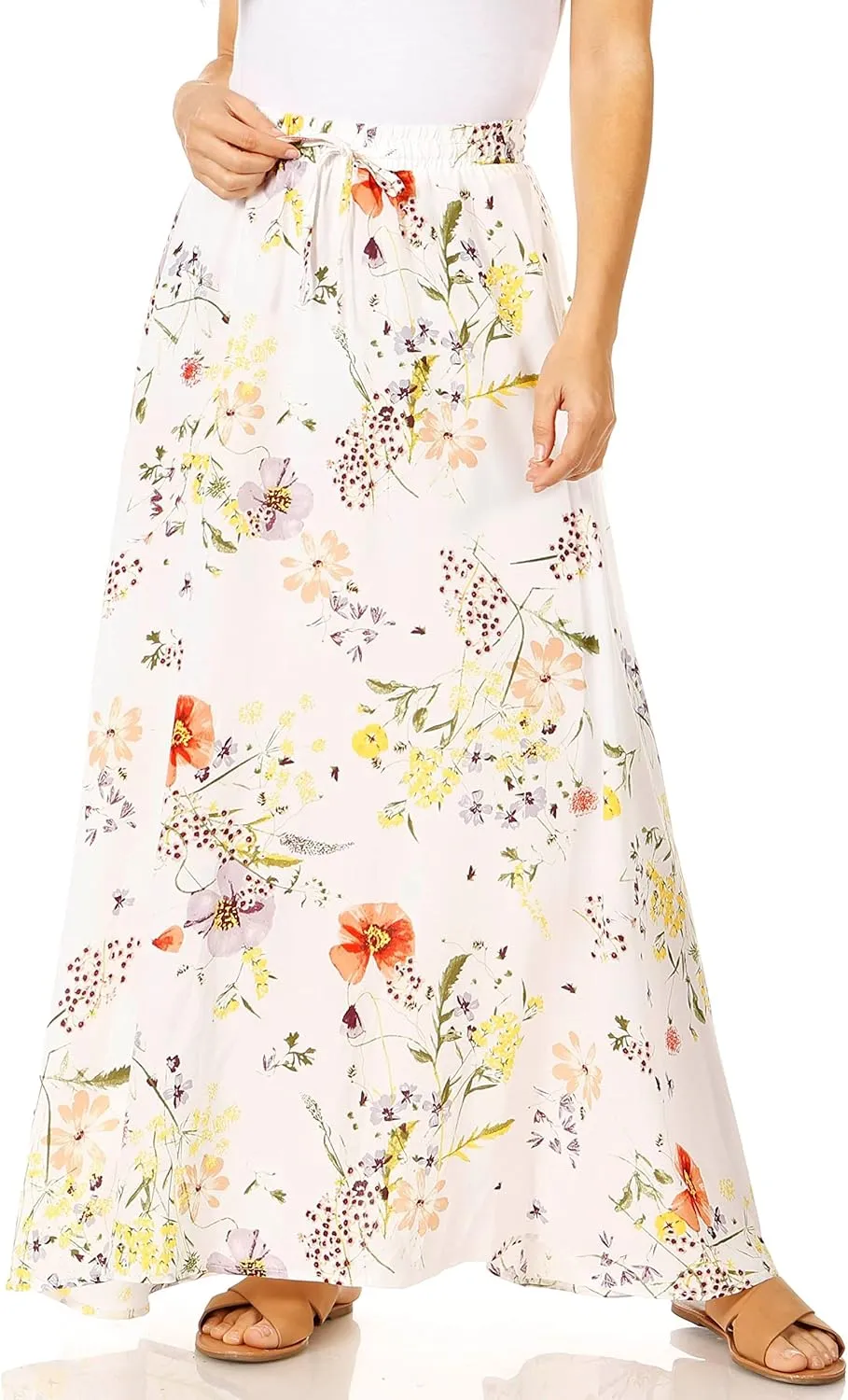 Maxi Skirts for Women Reg & Plus Size Women's Long Skirts, Flowy Summer Skirt Aline Elastic High Waisted Trendy 2023