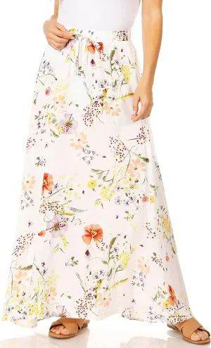 Maxi Skirts for Women Reg & Plus Size Women's Long Skirts, Flowy Summer Skirt Aline Elastic High Waisted Trendy 2023