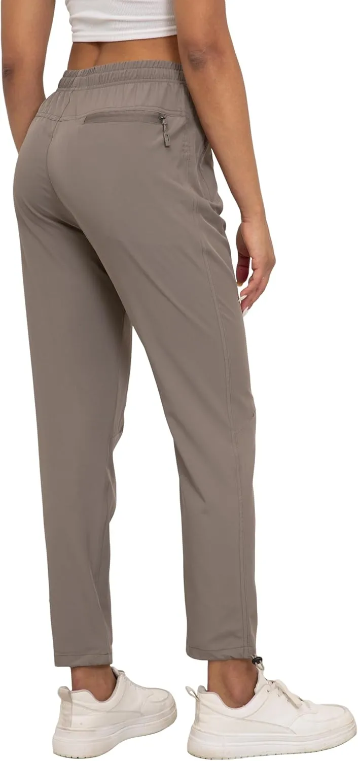 NATUVENIX Hiking Pants Women Lightweight Summer Travel Pants Women Quick Dry Womens Cargo Joggers Breathable Outdoor Pants