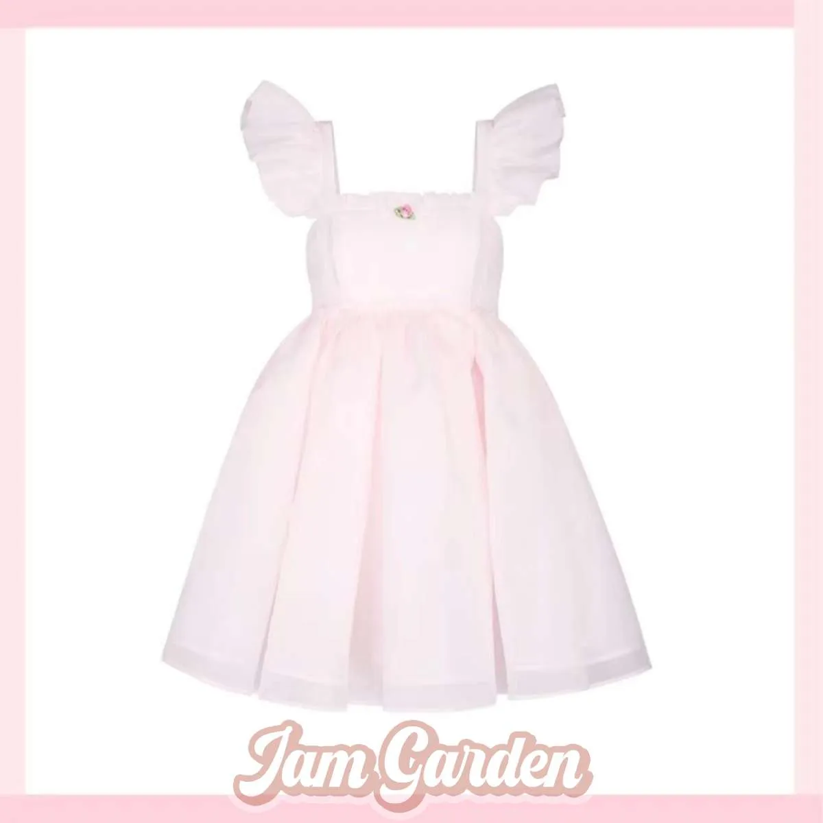 New Spring Summer Lemon Ice Mini Puffy Princess Sleeveless Dress
