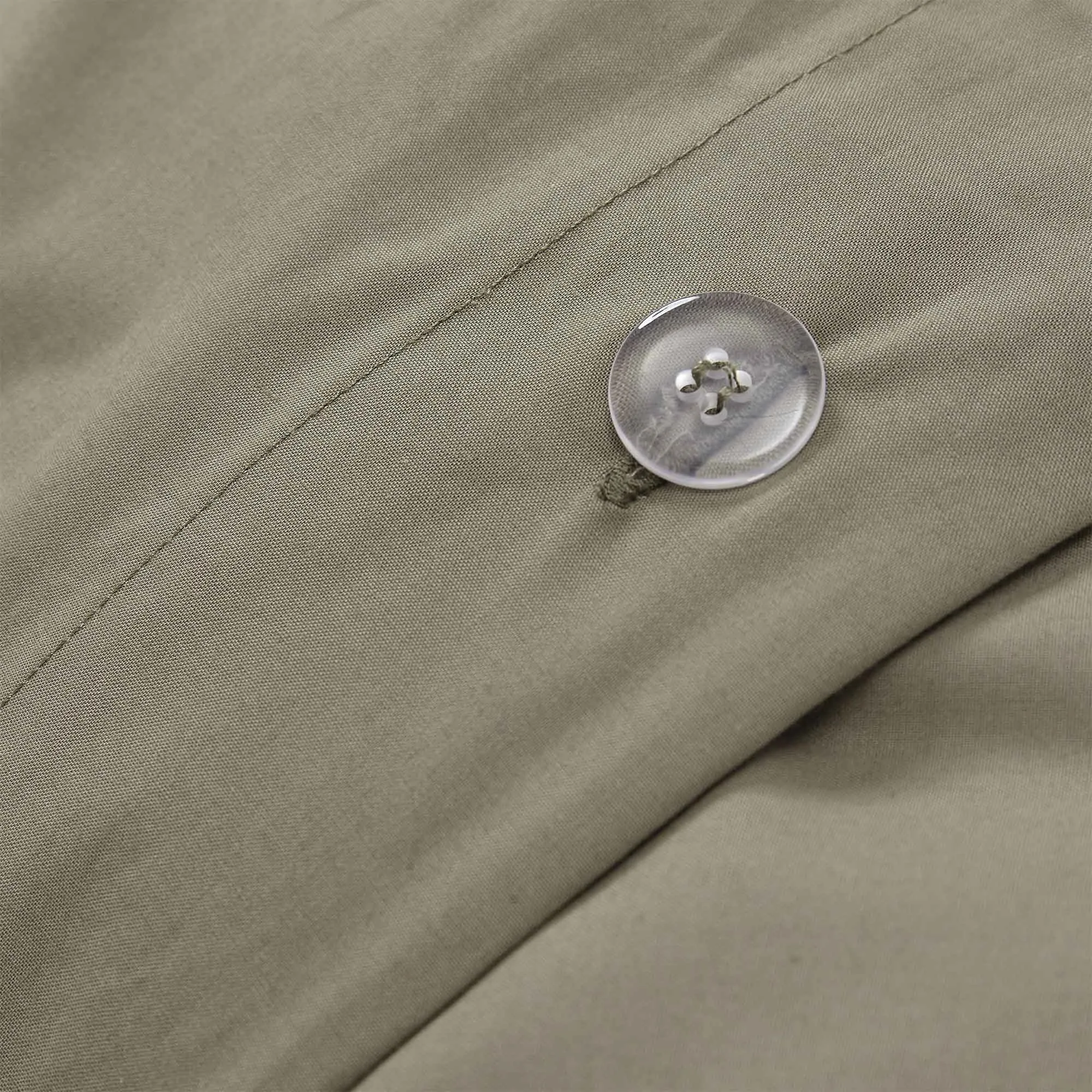 Perpignan Percale Bedding [Olive green]