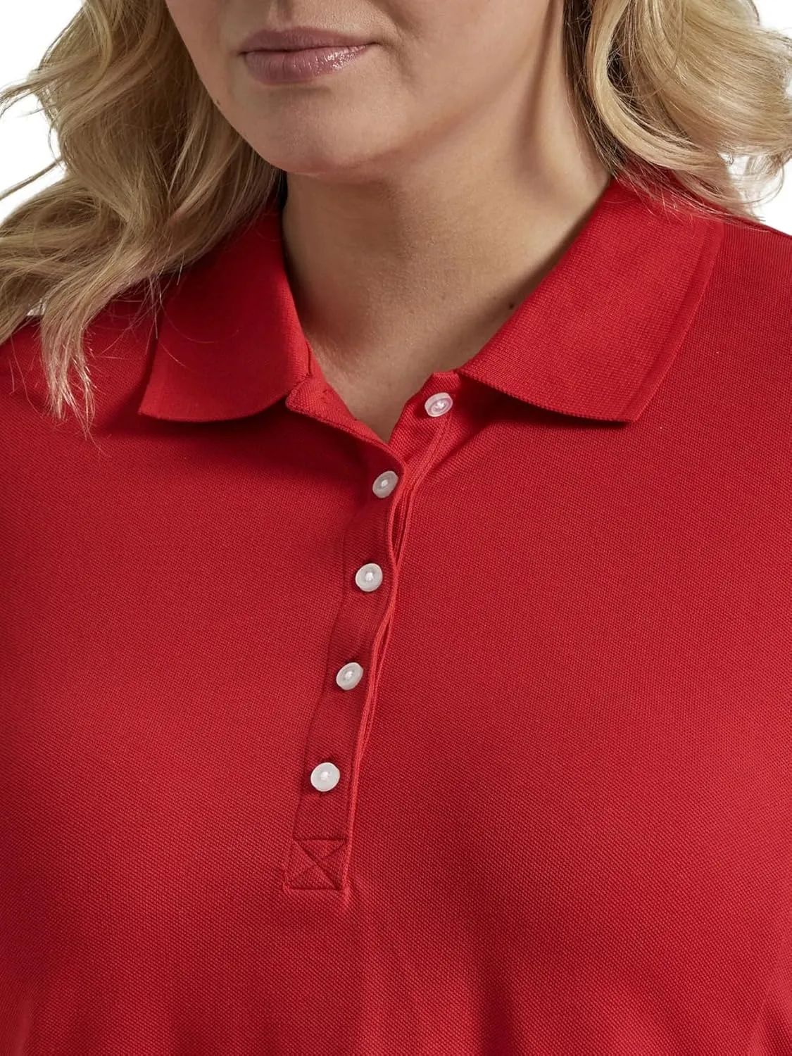 Riders by Lee Indigo Women's Plus Size Short Sleeve Polo Shirt