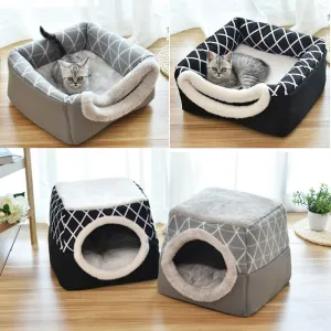 Soft Nest Cat Bed Cave