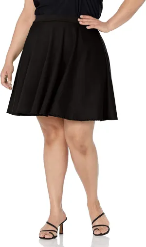 Star Vixen Women's Plus-Size Short Skater Skirt