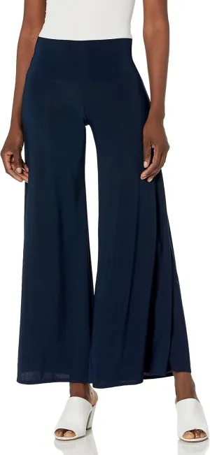 Star Vixen Women's Stretch Ity Knit Wide-Leg Palazzo Pant